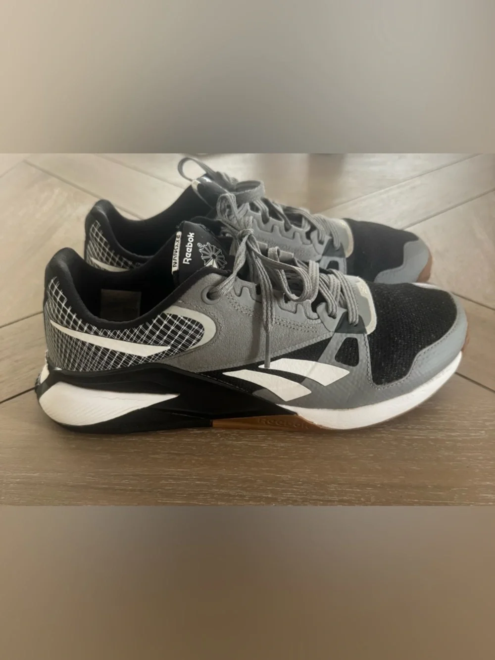 Reebok Nano x2 Gray, Black & White Sneakers - Picture 1 of 15
